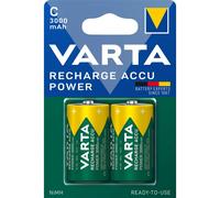 2 Piles Rechargeables C / HR14 3000mAh Varta Accu