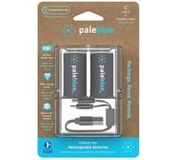 2 Piles Rechargeables USB-C C / HR14 3700mAh PaleBlue Lithium Ion 1.5V