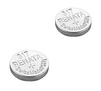 2 piles Renata pour montre - Faites en Suisse - La cellule des piles ne contient pas de mercure - Pile bouton de 1,55 V Renata - Longue durée - Plusieurs modèles disponibles