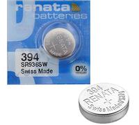 2 piles Renata pour montre - Faites en Suisse - La cellule des piles ne contient pas de mercure - Pile bouton de 1,55 V Renata - Longue durée - Plusieurs modèles disponibles