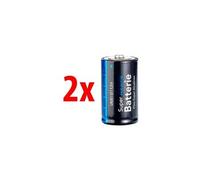 Pearl 2 piles super alcalines type D (LR20) 1,5 V
