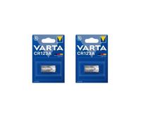 2 piles Varta CR 123A LITHIUM