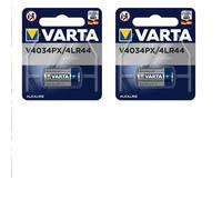 2 piles Varta V4034PX 4LR44 Alcaline 6V