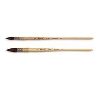 Raphael Pinceau Lavis Aquarelle Petit Gris Pur Monté sur Plume Série 803 No. 1 0/3 Set 2 Pcs