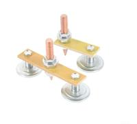 2 Pinces de Soudage Magnétiques en Fer pour robuste 2 Pinces | Fer pour robuste, haute capacité de charge, pour usure réduite, construction , longue durée de vie
