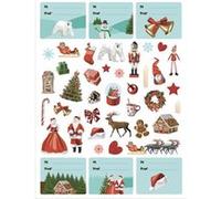 2 planches de stickers noel Aqua G