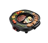 2 po Hot Pot Kitchen multifonction barbecue Elektro Hotpot Four fumée - Pan de grill sans gril Machine électrique