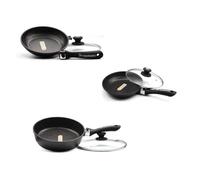 2 Poêles 24/28 cm et sauteuse 28 cm, Schumann professionnel