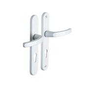 ALPERTEC 2 poignees de porte Baltic/beverly trou de cylindre ALPERTEC, aluminium entraxe 195 mm Aluminium G