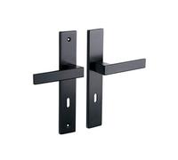 ALPERTEC 2 poignees de porte Nathan/loft trou de cle ALPERTEC, acier entraxe 195 mm G