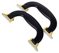 2 poignées de remplacement ergonomiques enPolyuréthaneet en plastique, pour valises et coffrets à outils