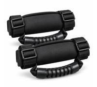 2 Poignées pour Arceau UTV pour BASHAN BS400U-4WD 2019-2026+ | 2 poignées moulées | prise texturée | coutures renforcées | sangles réglables | base rembourrée, pour tubes 1,5-2 pouces