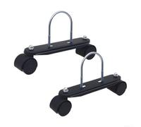 2 pour roues Pivotantes pour Chauffage Patio, Support Métal 2 | Rotation 360 degrés, pour durable, plastique résistant, , pour facile à manœuvrer terrasse