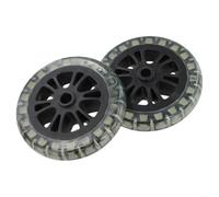 2 pour roues pour plancha 6 Pouces Réutilisables pour Barbecue | Plastique soufflé pour robuste, , 6 pouces, mouvement fluide, usage extérieur prolongé