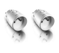 2 prises télécommandées ON/OFF io intérieures connectées type E - Compatible app TaHoma
