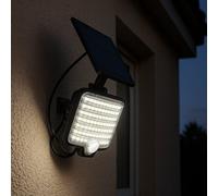 Lumisky Spots solaires LED BRIGHTLY – Lot de 2, détecteur de mouvement, orientables, panneau déporté