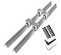 2 rails linéaires de 500 mm, avec axes de guidage et jeu de blocs de roulement