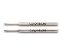 Caran d'Ache Cartouches de rechange Goliath Noir Pointe M - Lot de 2