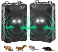 2 répulsifs anti-martres pour voiture - 12 V ou sur batterie - 110 dB - répulsif anti-martres Steen - pour voiture, cave, garage, maison, jardin