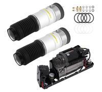 2 ressorts pneumatiques arriššre + compresseur + bloc de vannes pour BMW SšŠrie 7 F01, F02, F03, F04
