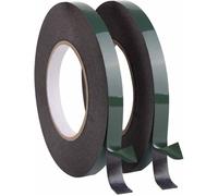 2 rouleau 12mm Ruban Adhésif double face, Scotch Double Face Extra fort De Montage Imperméable pour les moulures automobiles L
