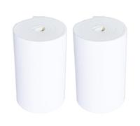 2 rouleaux 2 m ultra épais porte anti - rayures auto - adhésif protecteur de stationnement en mousse compatible avec mur de garage de 6,5 mm d'épaisseur (blanc)