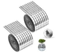 2 Rouleaux/3200 Pièces Mosaique Miroir, Facettes Disco a Coller 5x5 mm