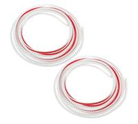 2 Rouleaux Bordure de Dosseret en PVC Blanc 10mmx5m Rapide | Rénovation la Cuisine, Bricolage Maison, Finition Propre et Installation Facile