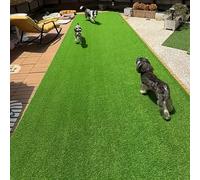 2 rouleaux de gazon artificiel, convient pour le jardin de mariage, installation facile sans outils, idéal pour les événements, la décoration de la maison et des entreprises, faible entretien, tapis d