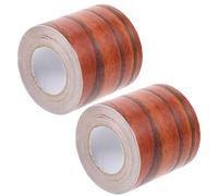 2 rouleaux de plinthes adhésives en PVC effet marbre ou bois | Décoration pour mur TV et couloir d’entrée, découpe facile, pose auto-adhésive, surface résistante à l’usure