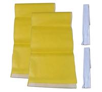2 Rouleaux de Ruban adhésif pour Arbre à Mouches Lanterne tachetée 9, 84 Pouces x 16, 4 Pieds Ruban adhésif Double Face pour la Protection des Arbres fruitiers avec 10 Attaches