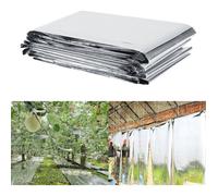2 Rouleaux Film Mylar Argenté Réfléchissant pour Serre/Plantes 210x130 cm - Augmente la Lumière & Croissance