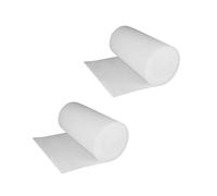2 Rouleaux Filtres pour Climatiseur, 100x100cm, Filtre Climatisation Gainable, 3mm Épaisseur, Anti-Poussière Filtre à Charbon Actif à Découper pour Climatisation Purificateurs d'air