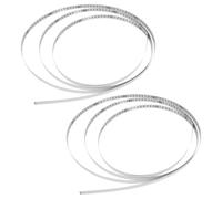 2 Rouleaux Règle Adhésive Autocollante en Acier au Carbone | Mesure Précise Bidirectionnelle, Dos Adhésif Ferme, pour Dessin et Menuiserie sur Verre ou Plastique