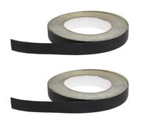 2 Rouleaux Ruban Électrique Noir en Tissu Acétate 20mm | Adhérence Forte, Souplesse Élevée et Résistance à Haute Température, pour Connexions de Fils et Surfaces Aluminium