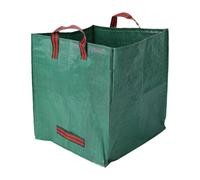 2 Sac Jardin Déchets Verts Résistant 270L, Grand Sac de Rangement Carré en Polypropylène Réutilisable pour Feuilles, Branches, Herbe et Déchets Ménagers 65x65x65cm