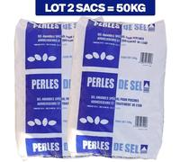 2 Sacs de 25Kg en pastilles de sel adoucisseur d'eau