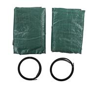 2 sacs de déchets de jardin, sac réutilisable pour ramasser les feuilles avec poignée et bande de renfort, sacs de jardin en polypropylène tissé, étanches et résistants à la (Ahal/Hajil Tahak