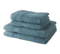 2 Serviettes de bain TODAY 50x90 + 2 Draps de bain 70x130 cm 100% Coton - Paon Multicolore G