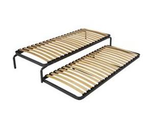 2 Sommiers 20 Lattes 80x190 - DUO GIGOGNE - ALTOBUY Bleu, Bleu G