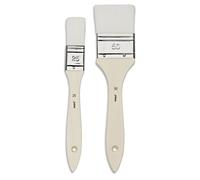 Pebeo - Lot de pinceaux - 2 parties - plat - taille : 25, 50 Blanc G
