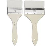 Pébéo Pinceau Spalter 2 x Large – Fibres synthétiques – Manche court – Gesso et vernis