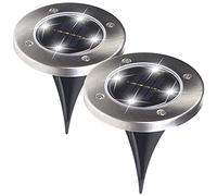 2 spots solaires 200 lm avec piquet [Lunartec]