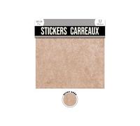 2 Stickers carreaux Beiges 30 x 30 cm
