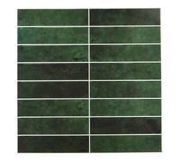 Créateur d'intérieur - Lot de 2 Stickers Décoratifs "Caro" 25x25cm Vert