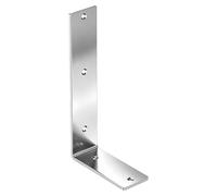 2 supports d'angle robustes et de grande taille - Support d'angle en acier inoxydable pour établi