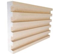 2 supports de cuisson pour barbecue, 6 cm, STARK. Plaque de cuisson rainurée, pierre réfractaire, brique réfractaire, pour barbecue de terrasse, barbecue au charbon