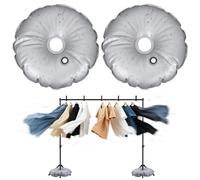 2 supports de parasol à remplir, avec sac de lestage d'eau de 60 cm pour parasols