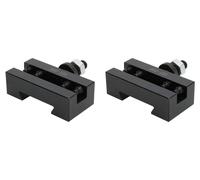 2 supports d'outils pour tour à métaux, modèle 250-101, en acier, avec système de changement rapide de coupe