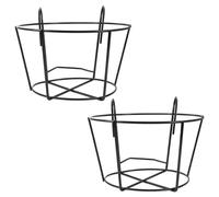 2 supports pour pots de fleurs, adaptés aux balcons, de 30 cm